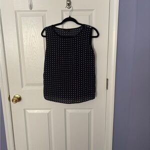 NWOT banana republic polka dot tank top